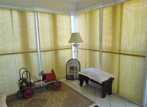 DIY Sunroom Window Treatments - DIY Inspired