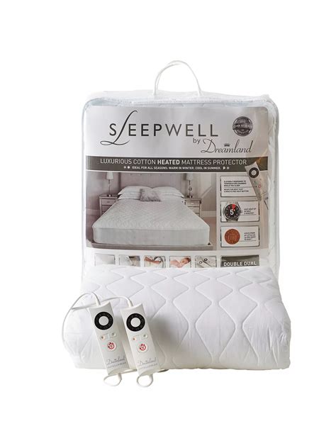 Dreamland Sleepwell Dual Control Heated Mattress Protector at John Lewis & Partners