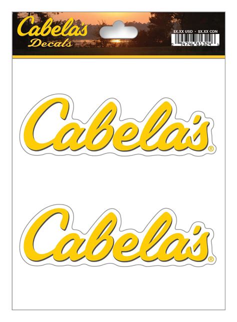 Cabela's Logo Die-Cut Vinyl Window Decal 2-Pack | Bass Pro Shops