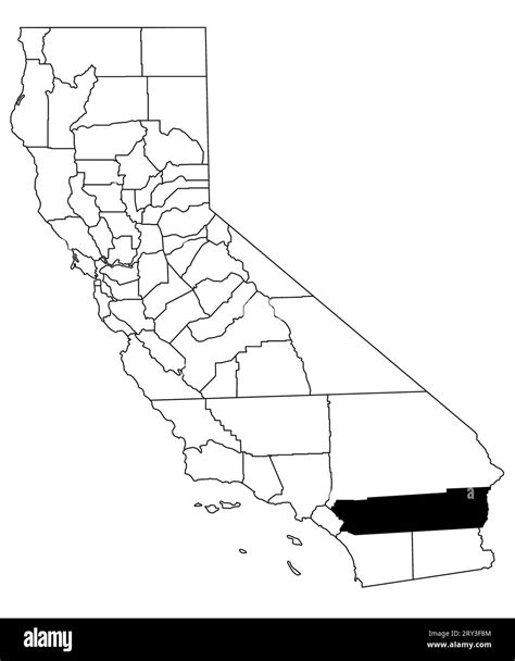 Map of Riverside County in California state on white background. single County map highlighted ...