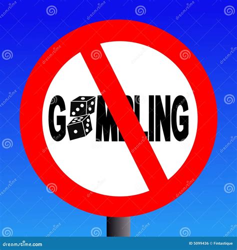 No Gambling Sign Royalty Free Stock Image - Image: 5099436