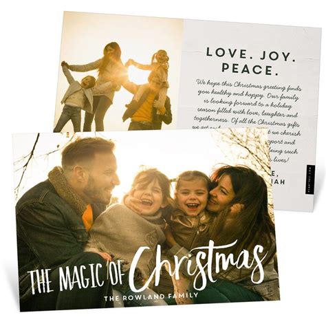 Magic Christmas Joy Cards | Joy cards, Joy christmas card, Beautiful holiday cards