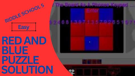 Riddle School 5 Red And Blue Block Puzzle Easy Solution - YouTube