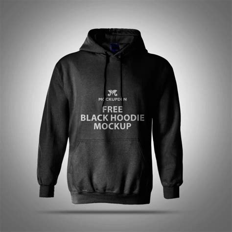 Free Black Hoodie Mockup PSD Template - Mockup Den