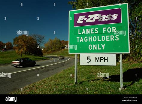 AJD53152, Albany, NY, New York, E-ZPASS, road sign, expressway, toll ...