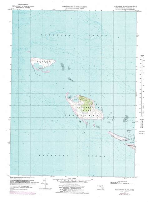 Tuckernuck Island topographic map, MA - USGS Topo Quad 41070c2