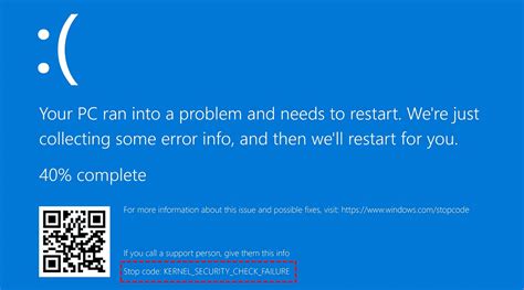 16 Ways Fixed: Kernel Security Check Failure Windows 11