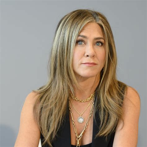 JENNIFER ANISTON at The Morning Show Press Conference in Beverly Hills ...