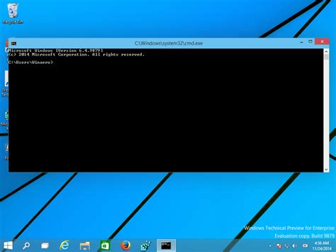 Open command prompt fullscreen in Windows 10