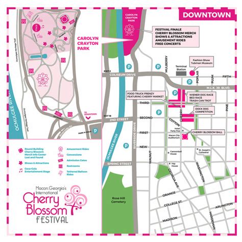 Festival Map | Cherry Blossom Festival