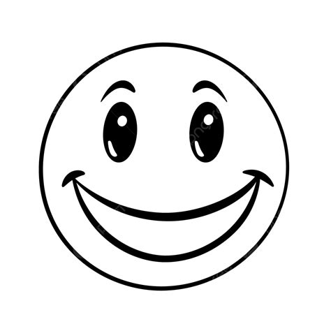 Smiley Face Template Photo Smiley Face Outline Sketch Drawing Vector, Laugh Emoji Drawing, Laugh ...