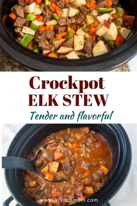 Crockpot Elk Stew - A Ranch Mom