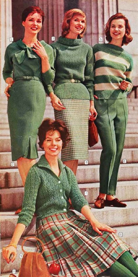 Early 60s high school and collegiate fashions | 60s fashion trends ...