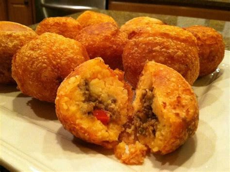 Puerto Rican food | Stuffed potato balls, Food, Recipes