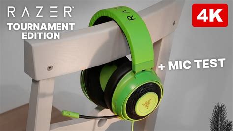 Razer Kraken Tournament Edition Green Headset *UNBOXING 4K - YouTube