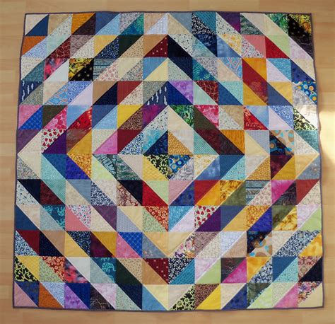 Modern Half Square Triangle Quilt Pattern Quilt Half Triangle Square ...