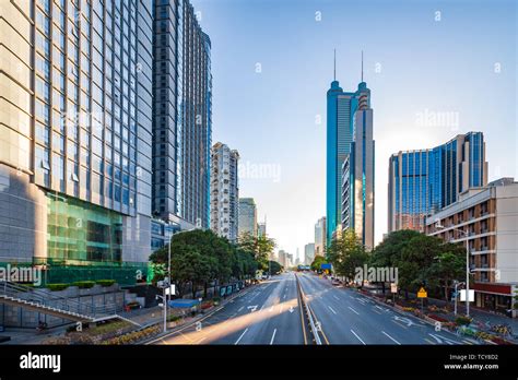 shenzhen city skyline Stock Photo - Alamy