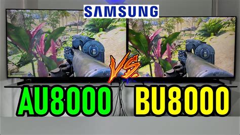 Samsung AU8000 vs BU8000 Dynamic Crystal Color Smart TVs 4K UHD ¿Cuál es Mejor? 【 2024 ...