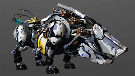 Horizon Zero Dawn machines - A 3D model collection by Théo Domon ...