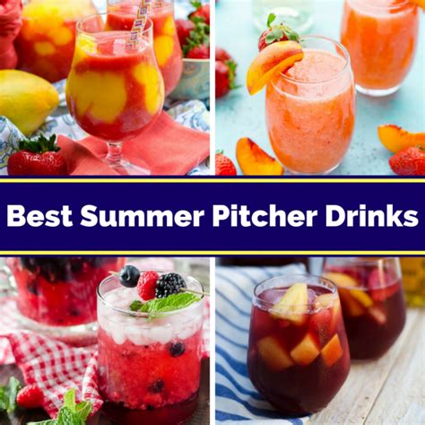 Refreshing Summer Pitcher Drinks and Cocktails for a Crowd