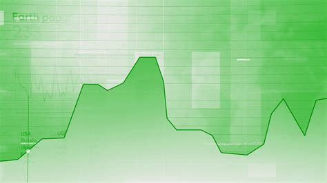 Abstract Green World Population Diagram With Stock Motion Graphics SBV ...