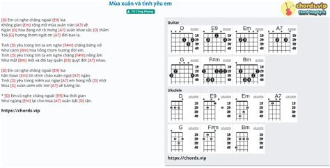 Sheet: Mùa xuân và tình yêu em - Từ Công Phụng - PDF - song lyric ...