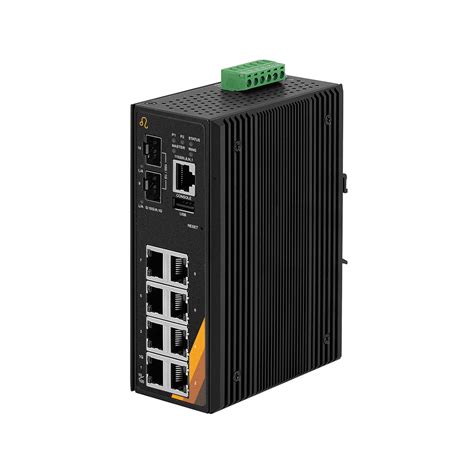 10-Port Industrial Gigabit Managed Ethernet Switch-EG5-1002-10GSFP｜Leonton Technologies