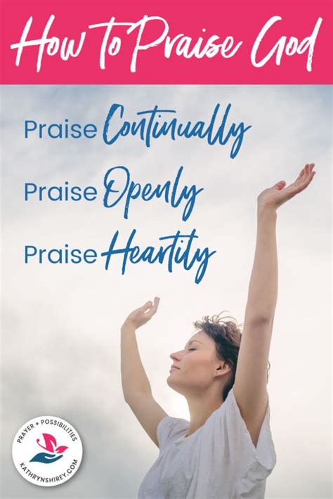 How to Offer God a Sacrifice of Praise - Prayer & Possibilities