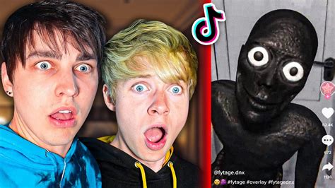 The World's SCARIEST TikToks | Sam and Colby React - YouTube