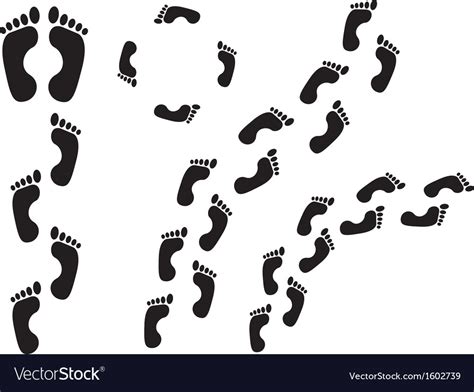 Human steps Royalty Free Vector Image - VectorStock