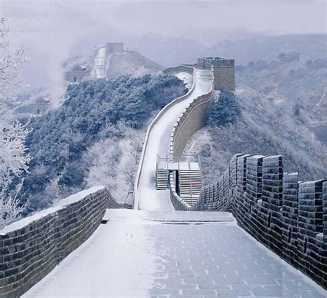 Photo, Image & Picture of Badaling Great Wall Winter Scenery