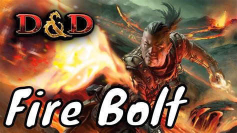 dm tips satine Fire Bolt Spell D&D 5E - booty free