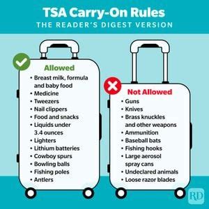 TSA Carry-On Rules: Items You Can and Can't Take on a Flight in 2023 | Trusted Since 1922