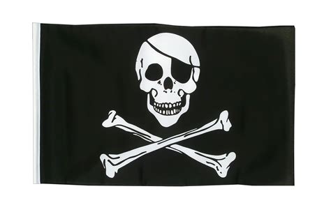 Pirate Skull and Bones - 12x18 in Flag - MaxFlags - Royal-Flags