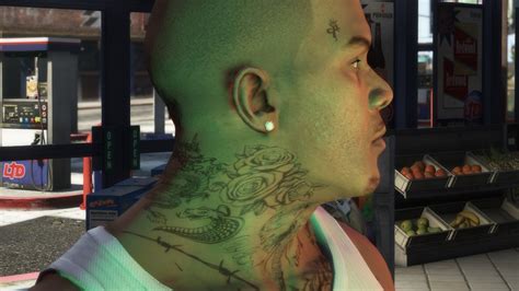 Improved Franklin w/ face- and neck tattoos - GTA5-Mods.com