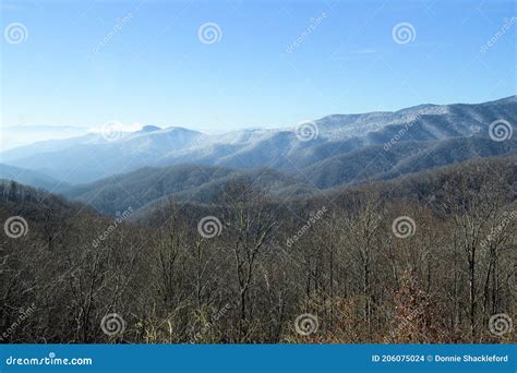 Winter in the Great Smoky Mountains of North Carolina Stock Photo ...