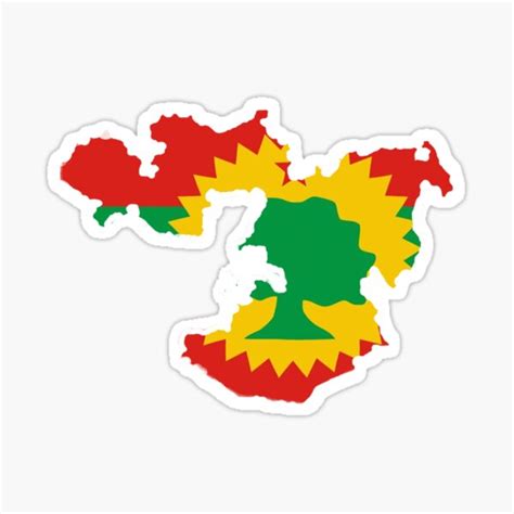 "Oromia Map And Flag" Sticker by Gadaa | Redbubble