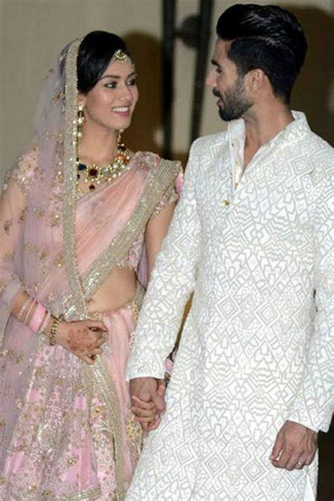 Shahid Kapoor and Mira Rajput during their wedding ceremony