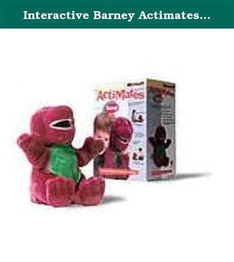 Interactive Barney Actimates by Microsoft. INTERACTIVE BARNEY by MICROSOFT. | Kids electronics ...