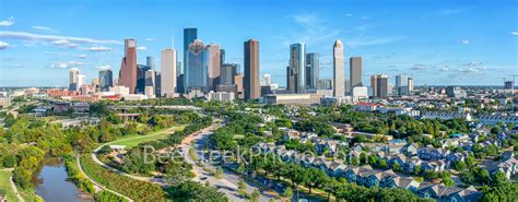 Aerial Houston Skyline Panorama 0874