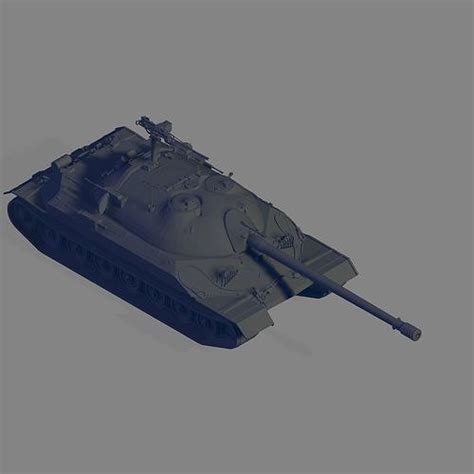 IS 7 Tank 3D model | CGTrader