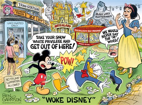 Leftists' idea of "woke Disney": half steps that pay lip service. Conservative's idea of "woke ...