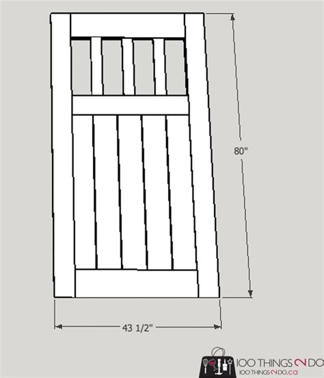 How To Make A DIY Garden Gate - Free building plans and tutorial