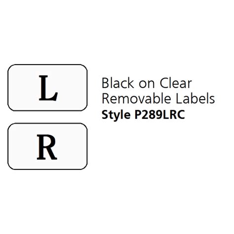 P289LRC - Arch Crown Contact Lens Package Labels [Non-Perforated]