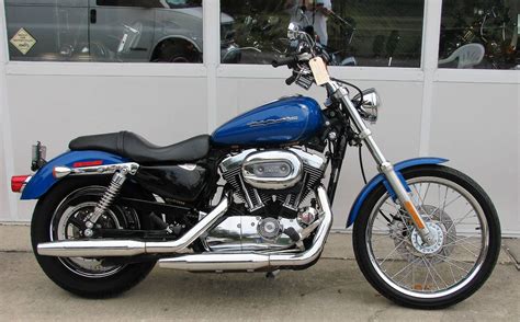 2007 Harley-Davidson® XL883C Sportster® 883 Custom (Blue w/ Silver ...