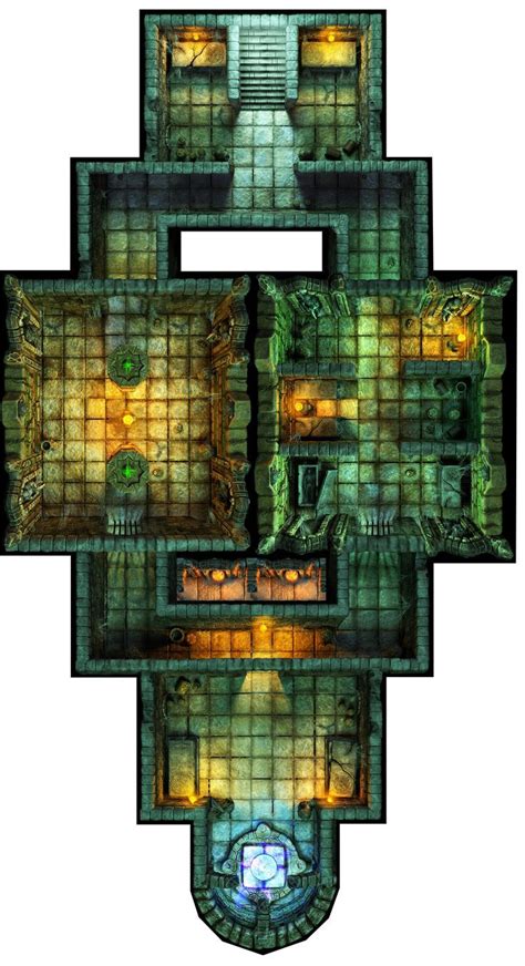 Oomung_v2 | Dungeon maps, Tabletop rpg maps, Dungeon tiles