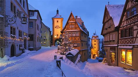 HD wallpaper: Christmas in Bavaria, Germany, Winter | Wallpaper Flare