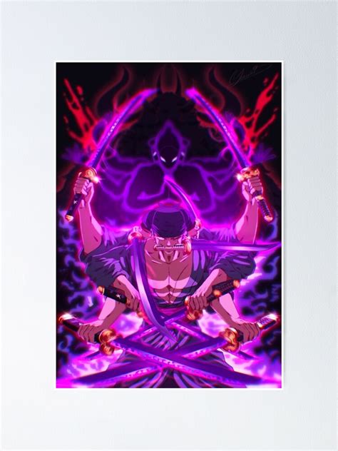 "Roronoa Zoro Asura" Poster for Sale by DawsonNguyenD | Redbubble