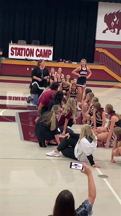 Basketball Pep Rally brought out all the Bison spirit! What’s better than a Teacher-Cheerleader ...