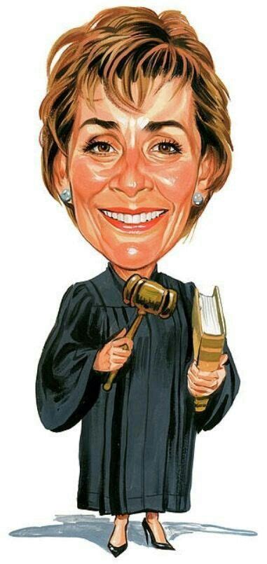 Pin by Rebecca Golden on DRAWINGS & PAINTINGS | Celebrity caricatures, Caricature, Judge judy